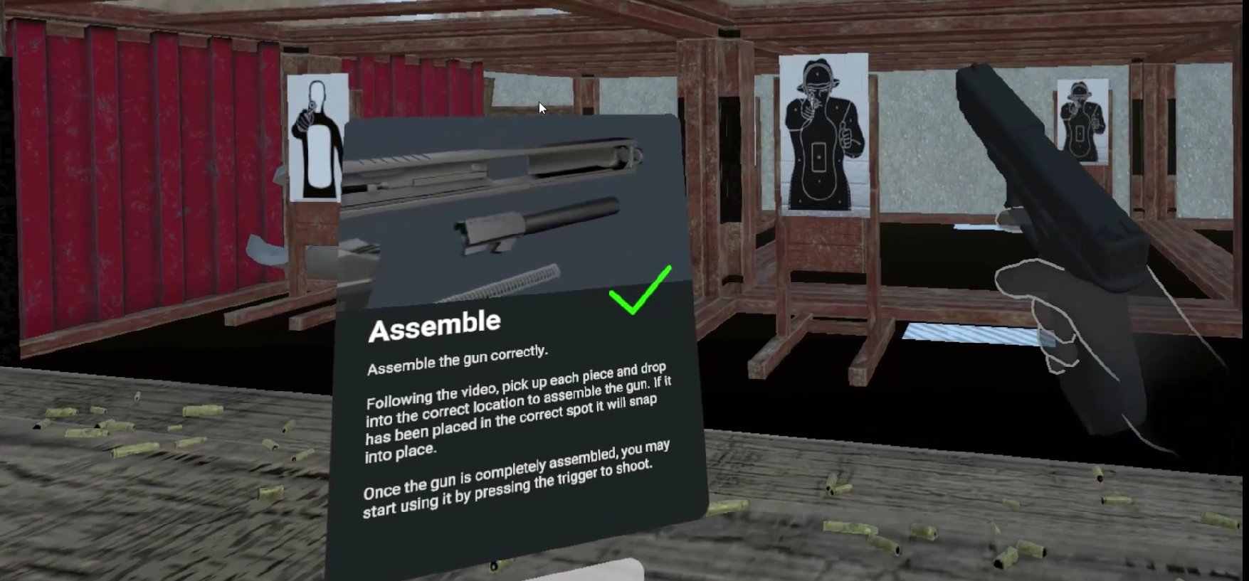 Gun Assembly VR Training